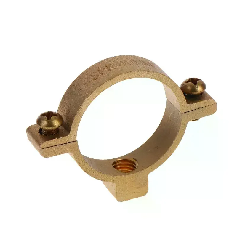 1 Pc 15/22/28/35/40MM Fit OD Tube Brass M10 Pipe Clamp Bracket Support Hanger Fixed Plumbing Water Replacement Parts