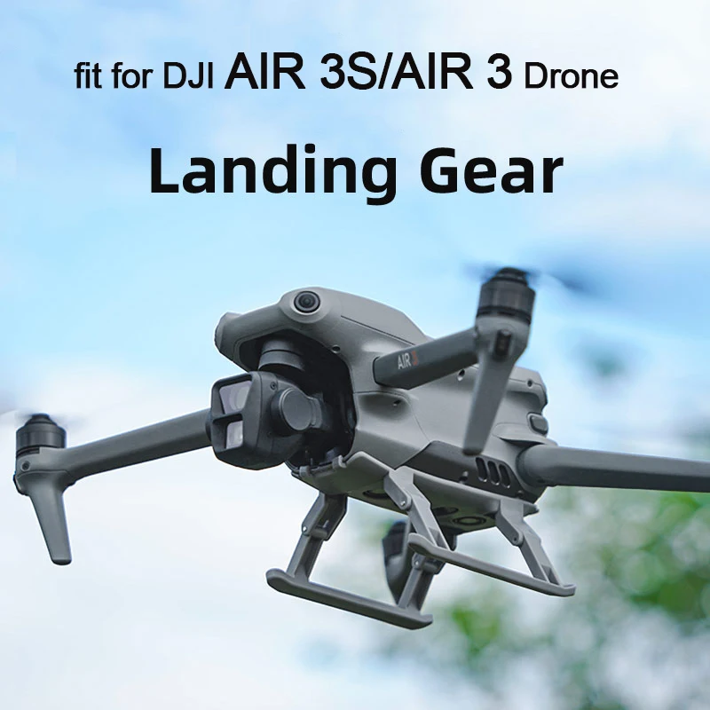 Wtohoby Schlittenfahrwerk für DJI AIR 3S/AIR 3 Drohne Gimbal-Schutzlicht Erhöhen Sie die Füße Erweitertes Kit AIR3S Drohnenzubehör