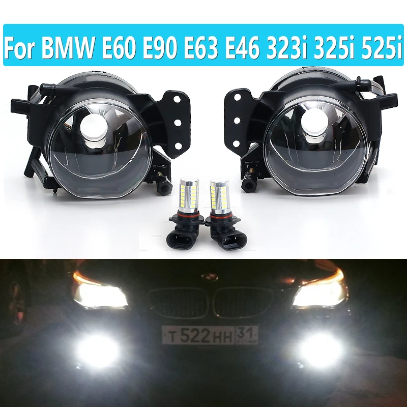 

Car Fog Lights For BMW E60 E90 E63 E46 323i 325i 525i Headlight Headlights Fog Light LED Fog Lamps Halogen Foglights 63176910792