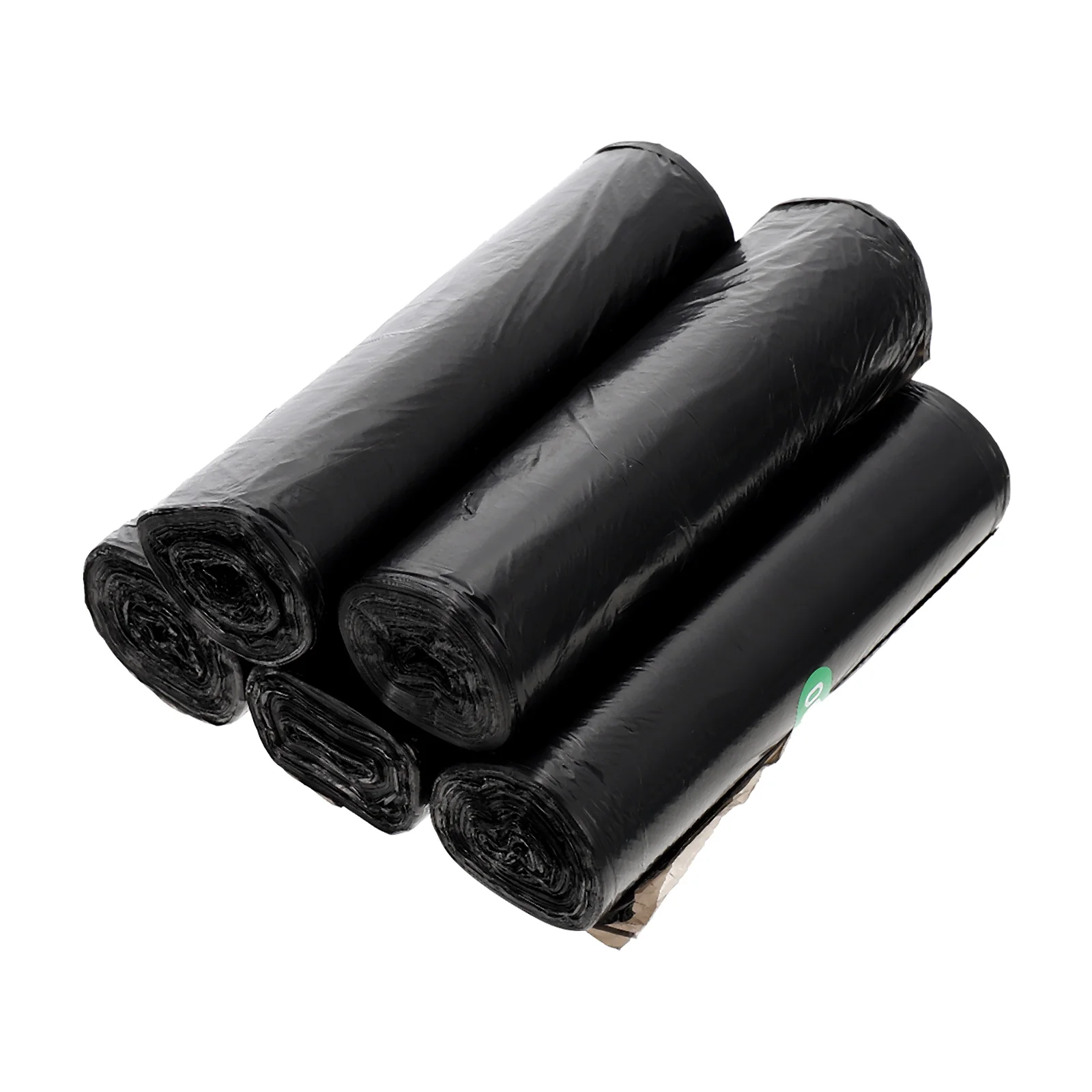 30 Pcs Black Garbage Bags Disposable Trash Bags Plastic Waste Bags Dustbin Liners Refuse Bags Rubbish Sacks Household