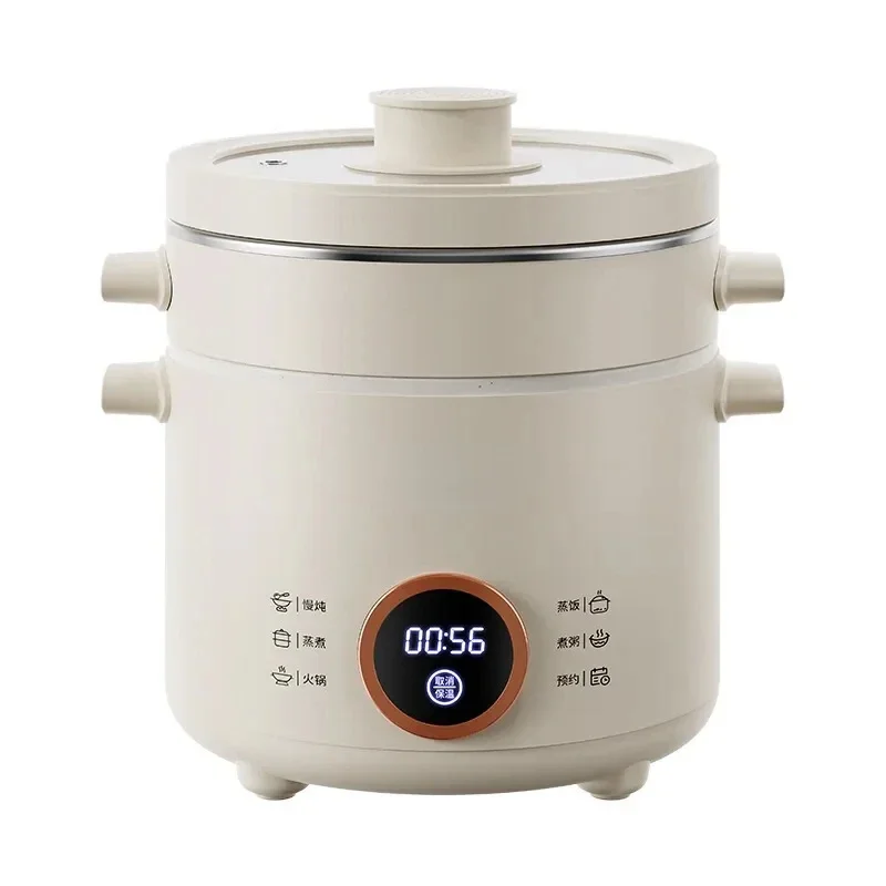 Mini Rice Cooker Small Electric Rice Cooker Multifunctional Electric Hot Pot Can Be Reserved for 2 Liters of Insulation 220V