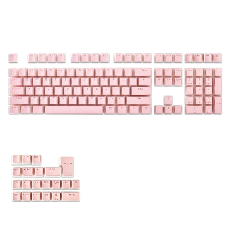 2022 novo 108 chaves oem keycaps para interruptores mx cereja teclado mecânico rgb translúcido