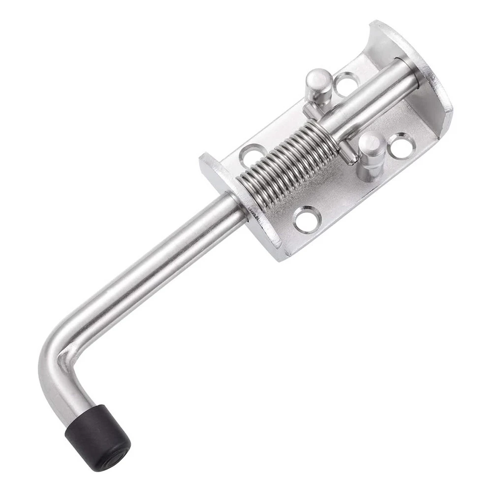문 캐비닛 및 유틸리티 트레일러 게이트용 대부분의 304 스테인레스 스틸 6.5인치 스프링 핀 래치 잠금 장치 - 헤비 듀티