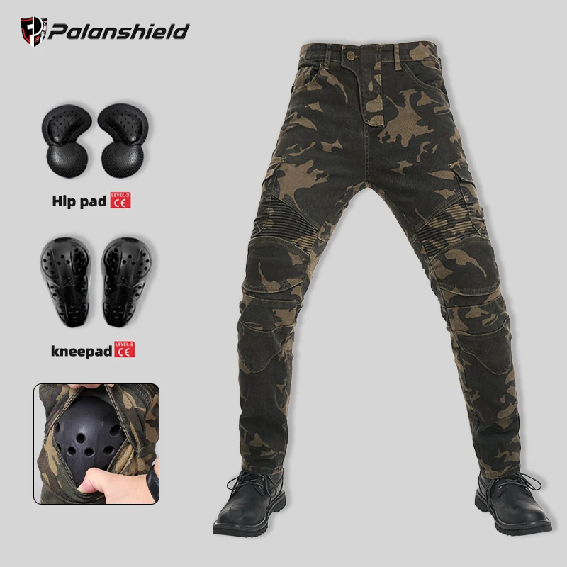 

motorcycle pants Camo Jeans motocross Moto Stretch Racing Trousers Men For Woman Outdoor Riding Rider Equipment Protective Gear