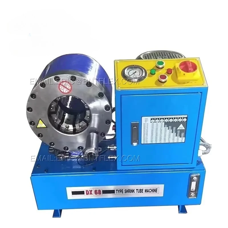 Crimping Machine for Flexible Hydraulic Fire Hose, Automatic Multifunction Design