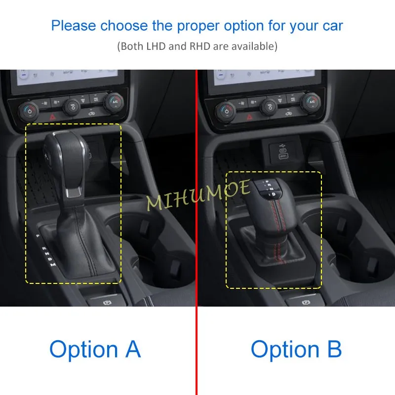 لفورد رينجر 2024-2025 ايفرست 2023-2024 وحدة التحكم المركزية والعتاد التحول غطاء لوحة اكسسوارات الكسوة ألياف الكربون نمط LHD & RHD #2