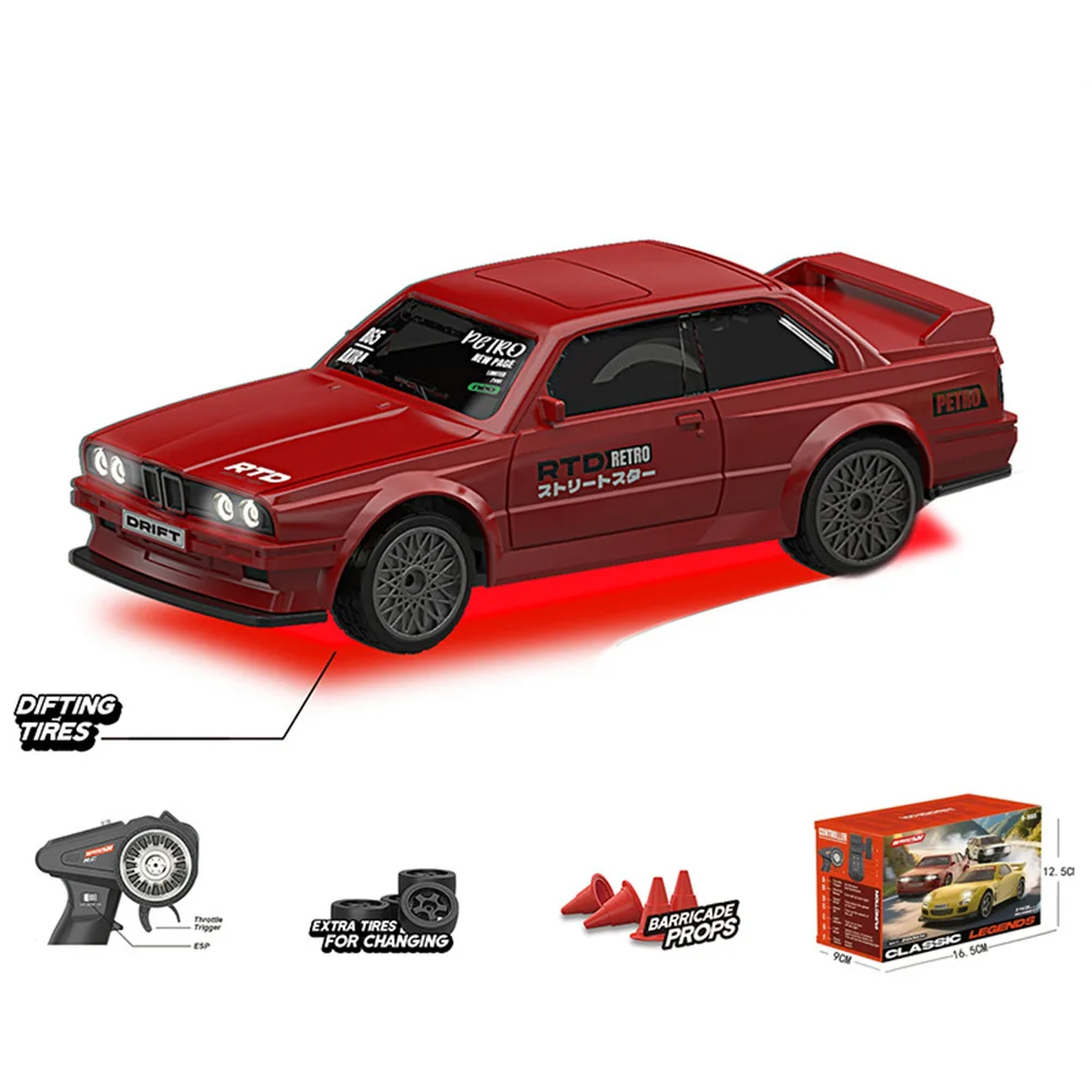 

K1/K2/K3 RTR 1/43 2.4G 4WD Mini Drift RC Car Race LED Light Remote Control High-Speed Motor On-Road Racing Vehicle Model