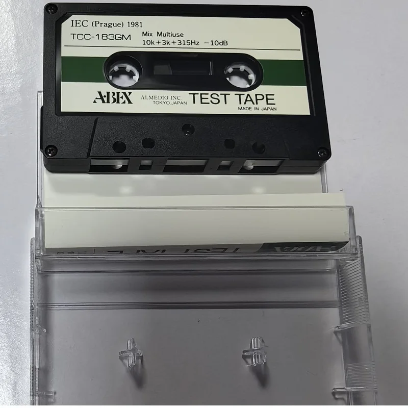 ABEX Test Tapes TCC-183GM Mix Multiuse Multi-Purpose Hybrid Test Tapes Frequency,Speed & Flutter