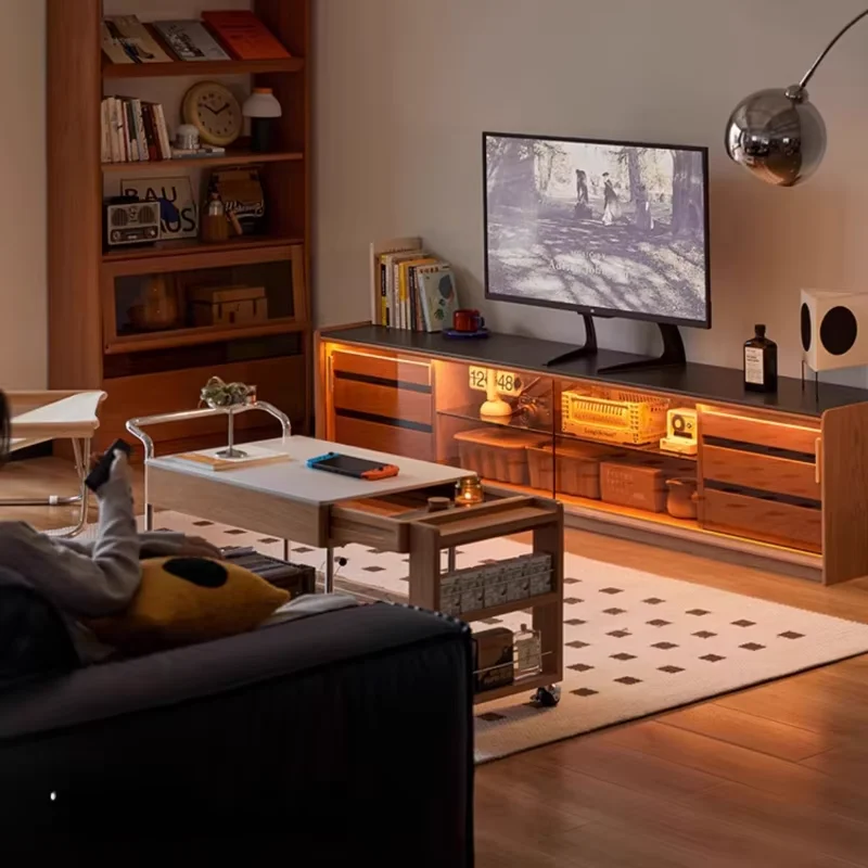 Storage Universal Tv Stand Modern Nordic Organizer Luxury Modern Tv Cabinet Living Room Led Mueble Para Televisor Furniture