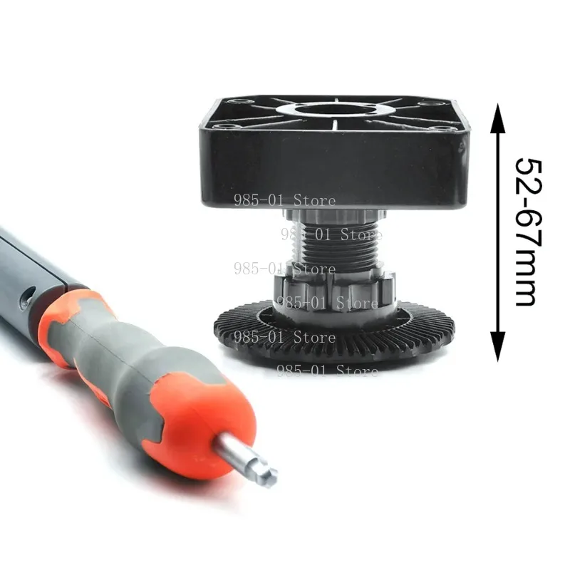 Adjustable telescopic table leg levelling wrench, professional installation tool for cabinet support and height adjustment