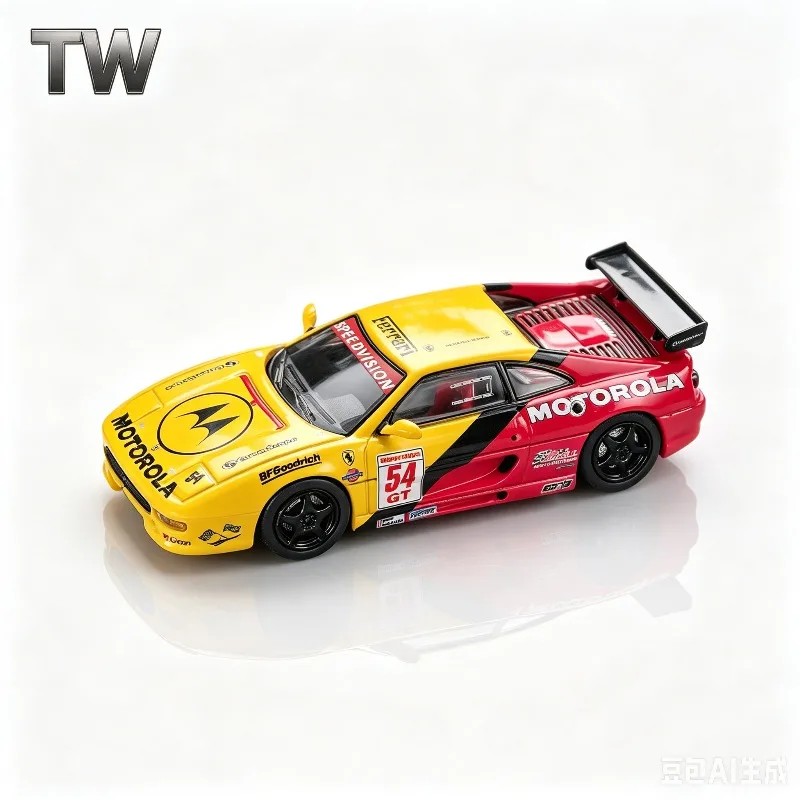 tw-1-64-f355-challenge-00-world-challenge-alloy-car-model-static-ornamentadult-collectibles-holiday-gifts-boys'-toys