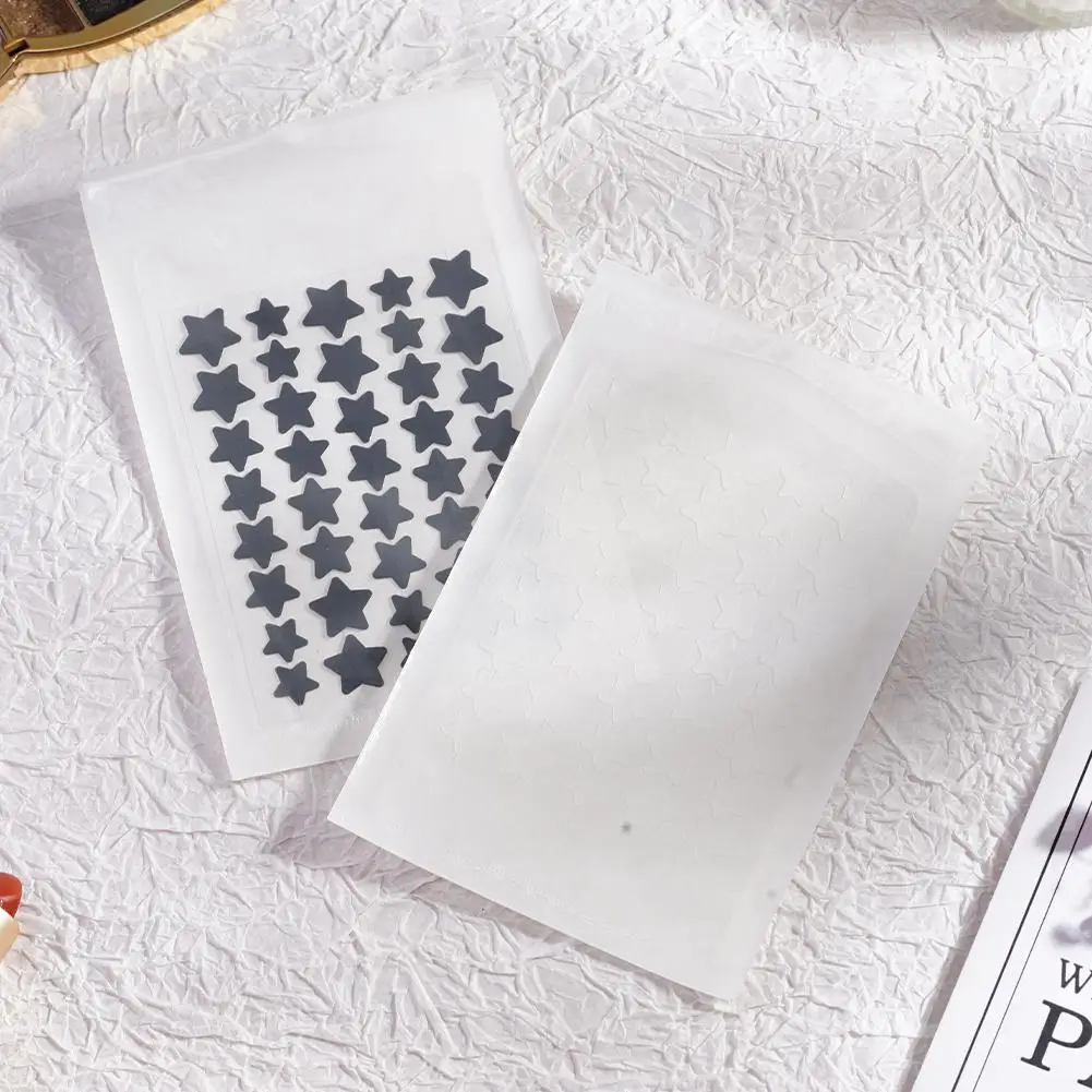 Adesivi per l'acne Stelle carine Adesivi per la rimozione dei brufoli Strumenti per la cura del viso Tinta unita 40 pezzi Adesivi per la rimozione dei brufoli Bellezza delle stelle dell'acne