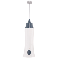B58A Handheld Electric Coffee Mixer Frother Automatic Milk Beverage Foamer Cream Whisk Cooking Stirrer Egg Beater With Cover