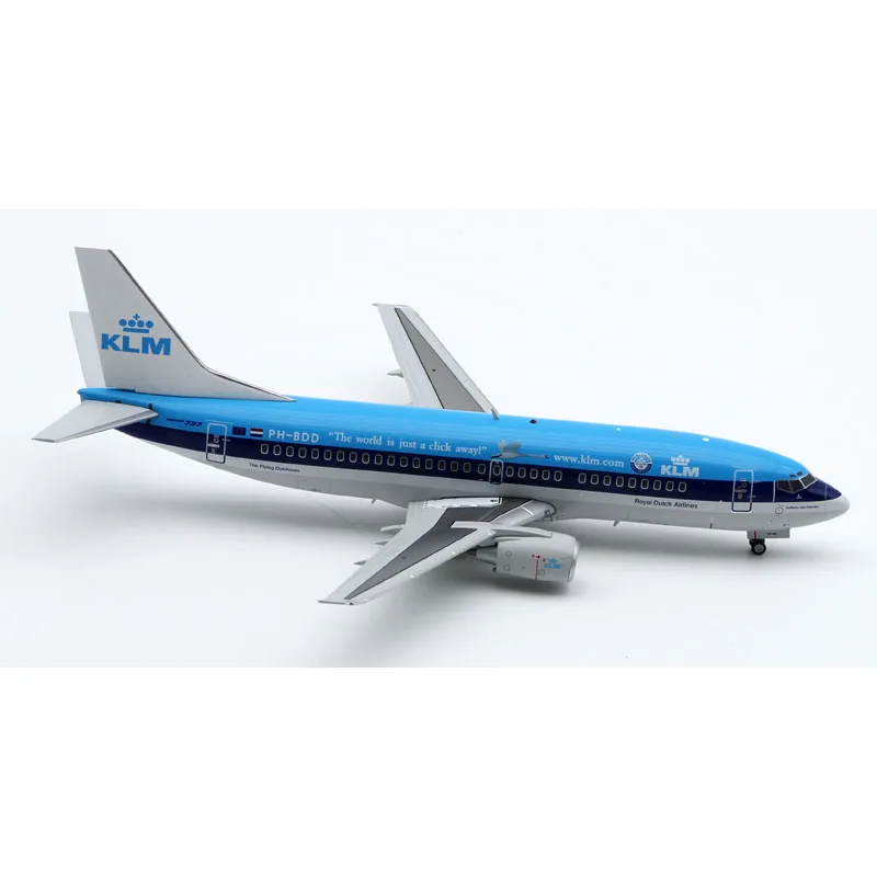 Avion à collectionner JC Wings 1:200 KLM Royal holland Airlines Bird Boeing B737-300, avion moulé sous pression, modèle PH-BDD, XX20139