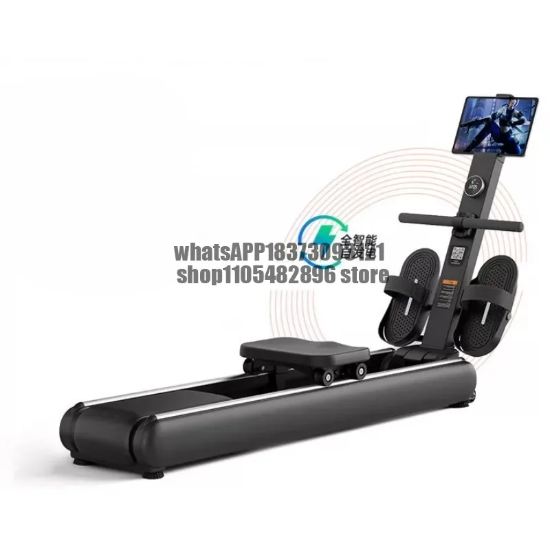 Rowing machine household folding silent fitness self-generated reluctance indoor dragon boat training equipment V2