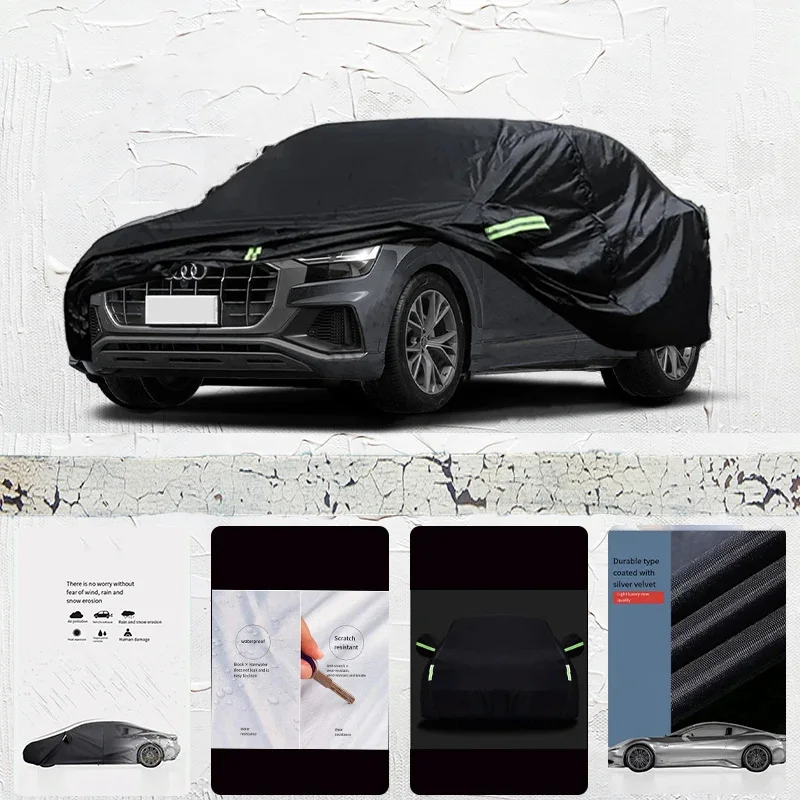 

For Audi Q8 Car cover Exterior Car Cover Outdoor Protection Full Car Covers Waterproof