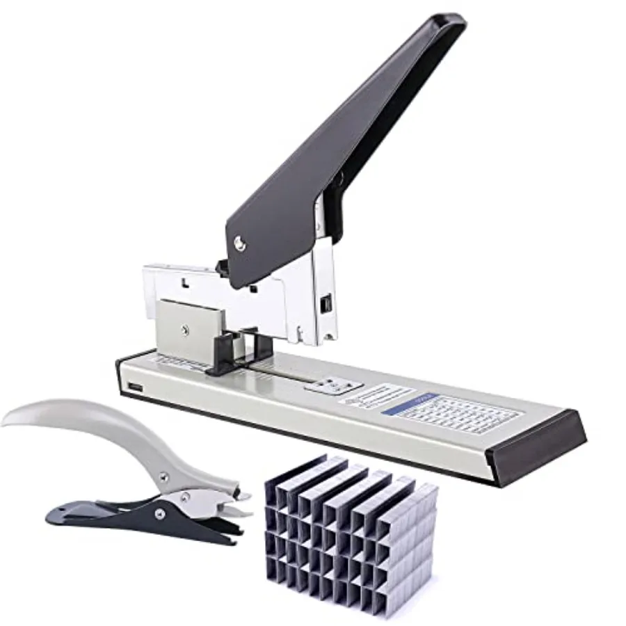 

Heavy Duty Stapler240 Sheet Capacity Office Stapler Effortless Desk Stapler with 4000 Heavy Duty Staples Large Stapler for Bind