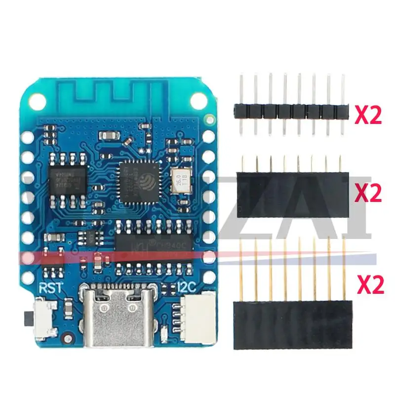 WEMOS D1 Mini V4.0.0 TYPE-C USB WIFI Internet of Things Board based ESP8266 4MB MicroPython Nodemcu Arduino Compatible