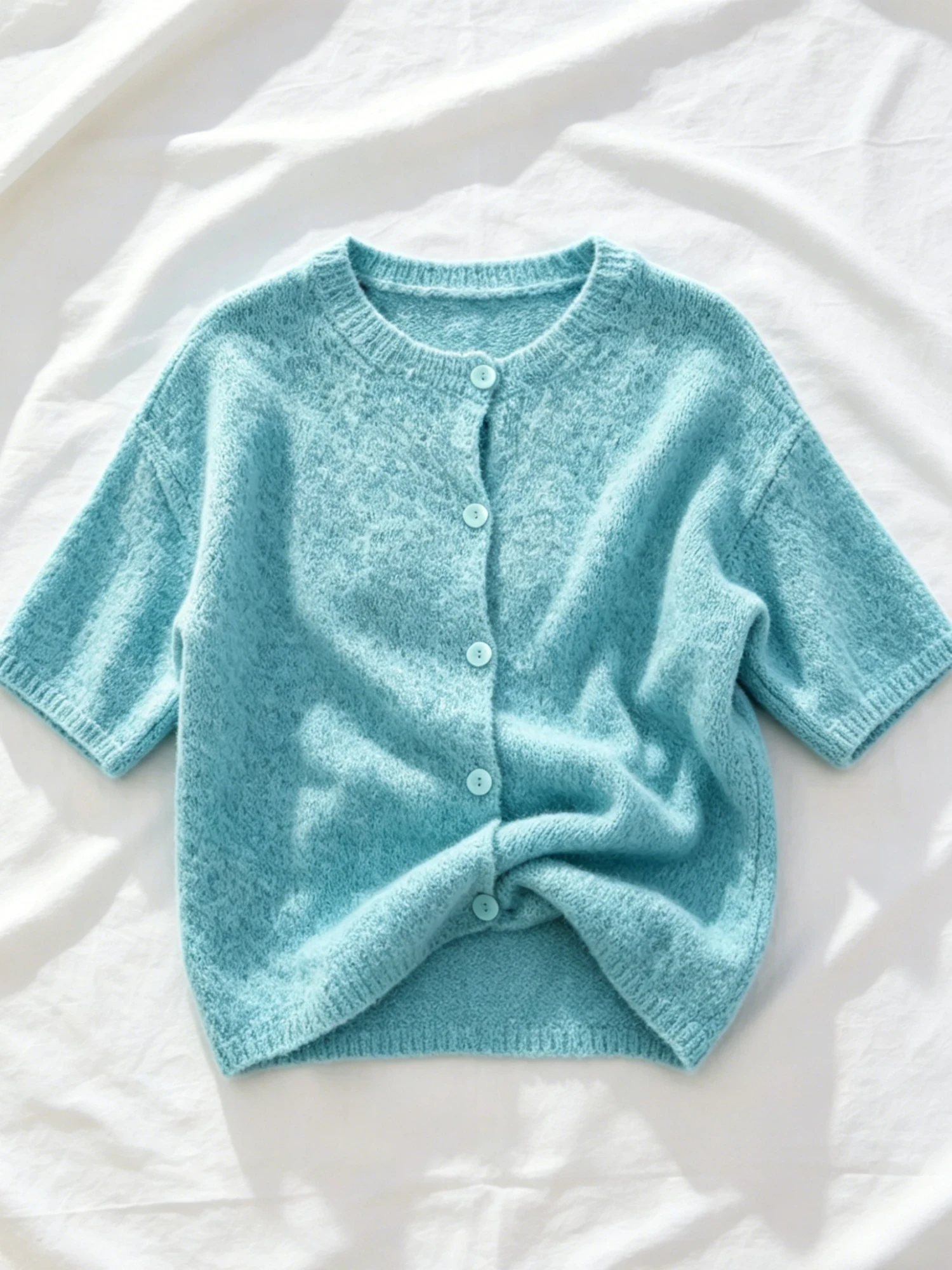 Cardigan Tricotat Plus Size Damă - usage example