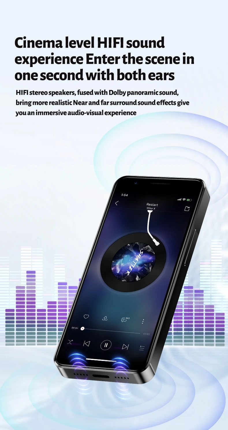 SERVO 16MAX Mini Pocket 4G LTE Smartphone Android 10 4GB+128GB Dual SIM Play Store WiFi OTG Face Unlock 4.0" Small Mobile Phone