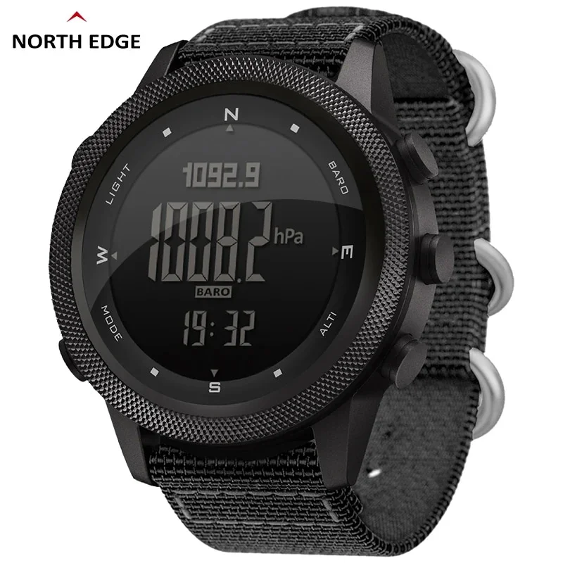 

North EDGE AP46 Outdoor Men's Digital Watches Sports High Pressure Guide Book Fashion Military Watch for Men