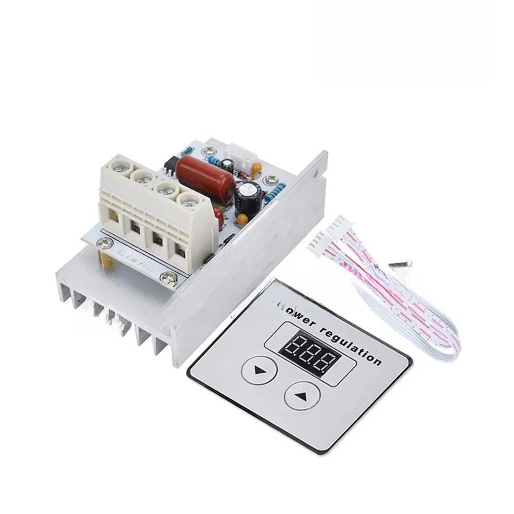 10000W Digital AC 220V Thyristor Regulator for Voltage Control Dimming and Load Matching in Industrial and Commercial Setups