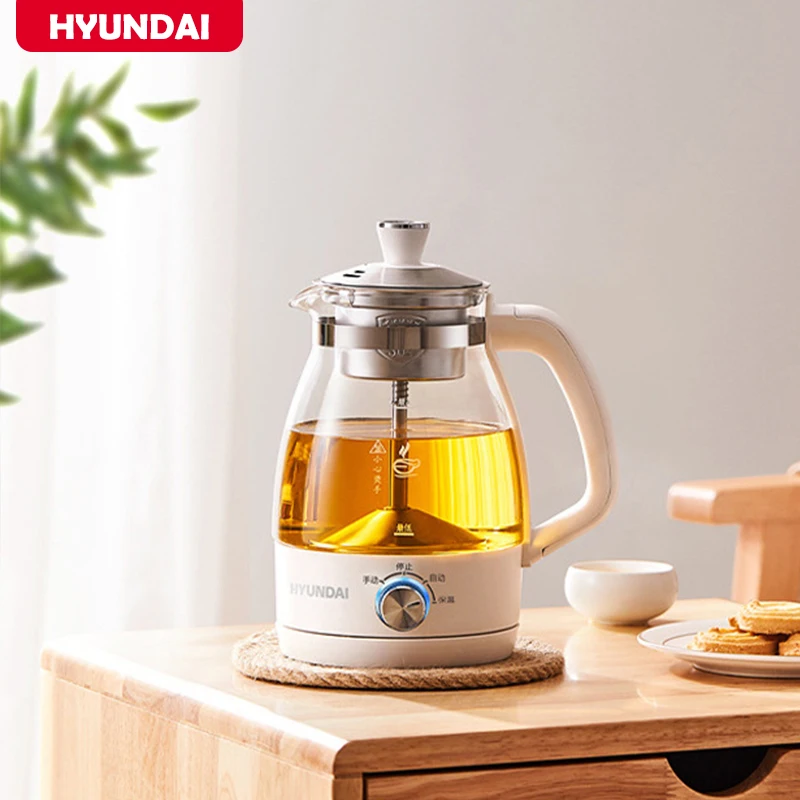 HYUNDAI Electric Kettle 1L Tea Boiling Fast Heating Water Boiler Auto Thermal Insulation For Coffee Tea