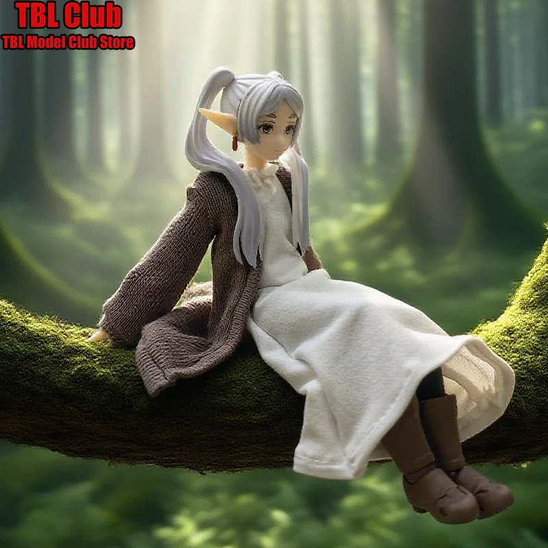 

1/12 Scale Female Clothes Magician Home Wear Frieren Longevity Elf Clan Japanese Anime For shf 6-inch Action Figure Soldier