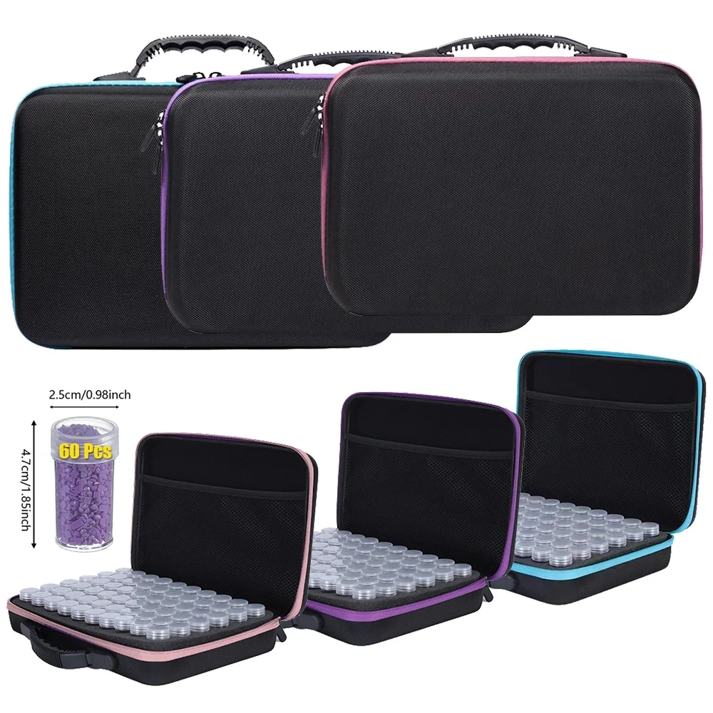 

Набор инструментов для алмазной живописи, Набор для творчества с бусинами, коробка для хранения, аксессуары для алмазной живописи, стилус, чемодан, контейнер для хранения, алмазные бусины для работы