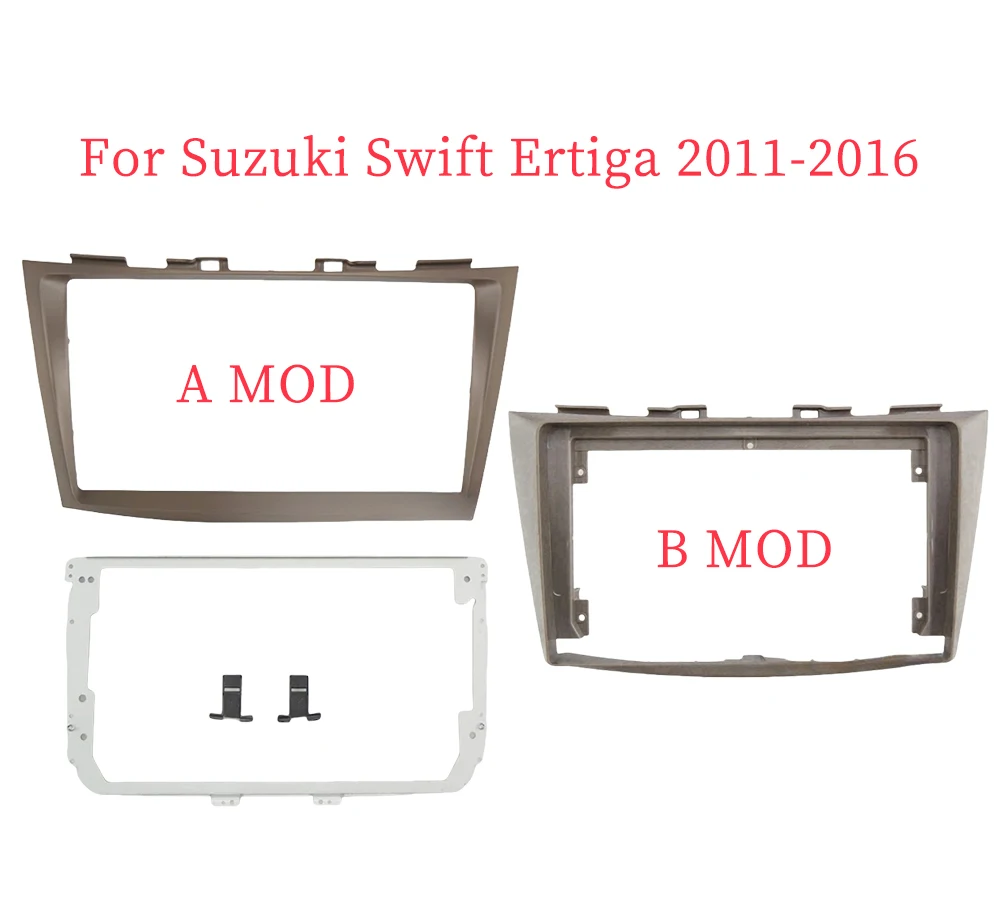 9 Inch Car Frame Fascia Adapter Decoder Android Radio Dash Fitting Panel Kit For Suzuki Swift Ertiga 2011-2016