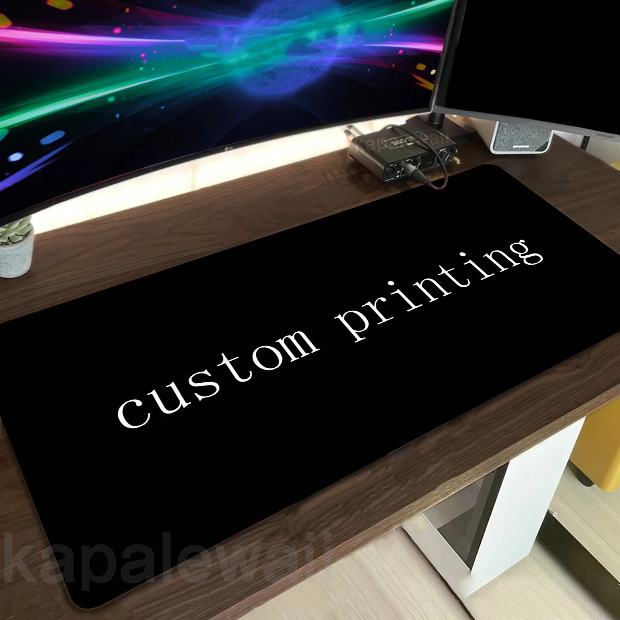 

Custom Playmat 60x30cm Mousepad Custom Image Tabletop Gaming Deskmat Playmat Custom Game Mat Printing HD,Rubber Mouse Pad Xxl