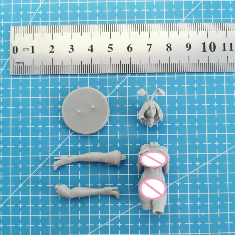 1/24 Scale Resin Figure Tall and plump stocking bunny girl Nsfw version Assemble Model Kit Unassembled and Unpainted 3D printing