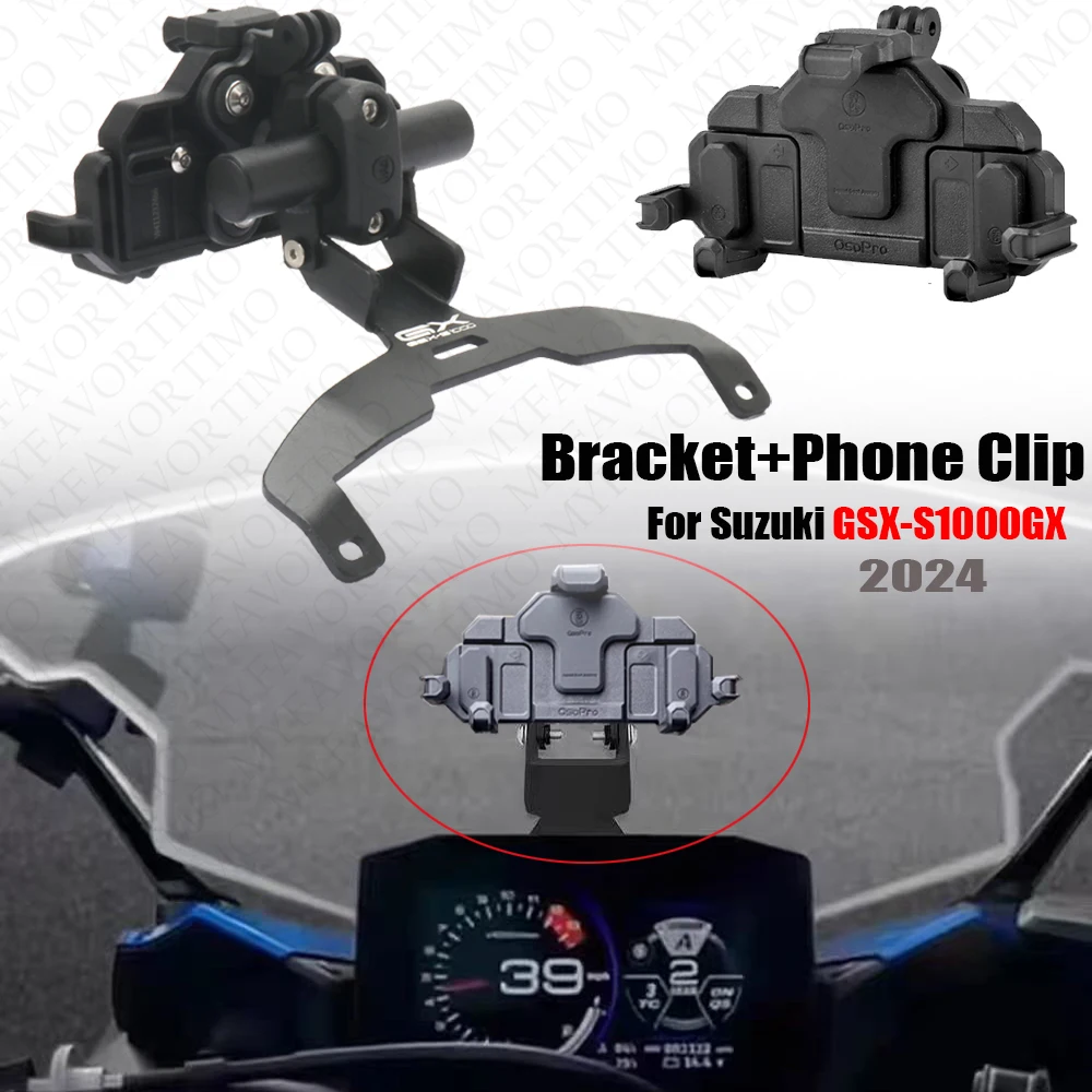 

Motorcycle Accessories Holder For Suzuki GSX-S1000GX GSX S1000 GX Mobile Phone Navigation Bracket Phone Clip 2024