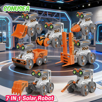 7 In 1 Solar energy Toy Science Experiment Robot Toy Diy Building Learning Education Robots Technological Gadgets Kit for Kid