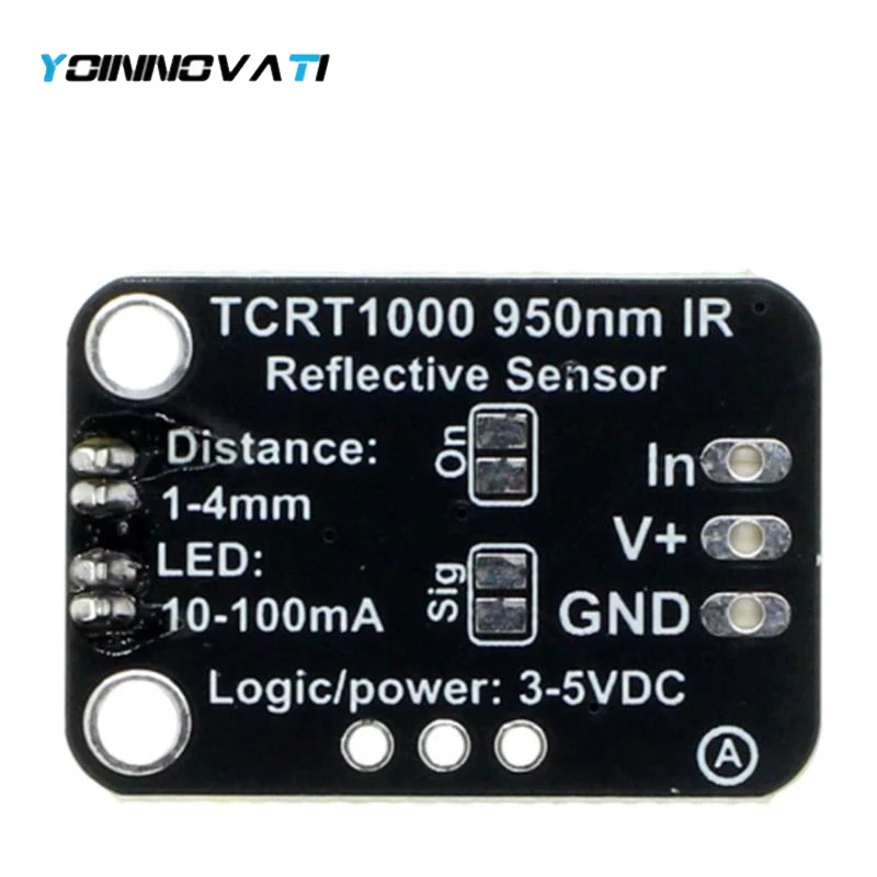 1pcs 3pcs TCRT1000 Reflective IR Photoelectric Sensor Module for Smart Car Line Follower