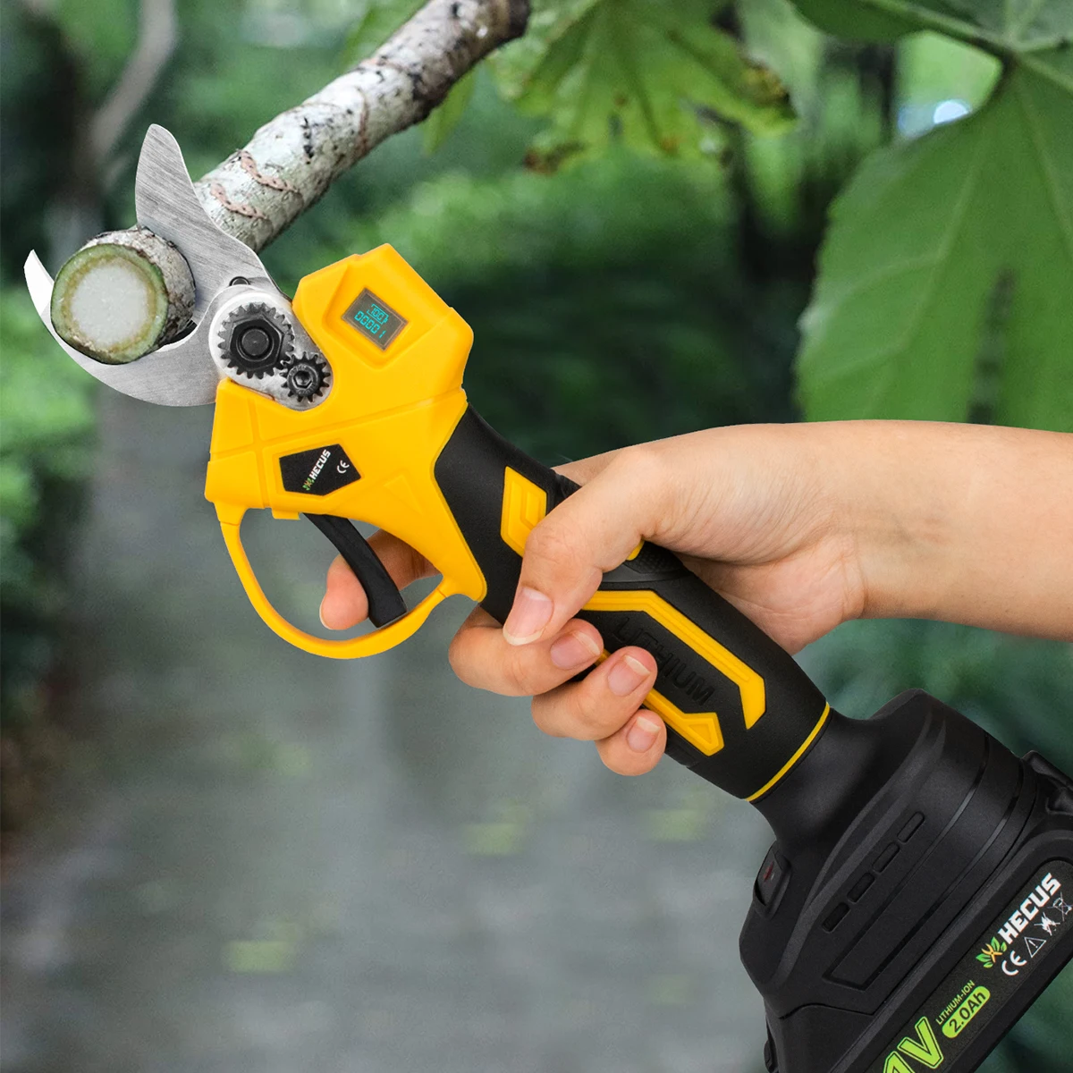 30mm Brushless Electric Pruning Shears 2 Gears Electric Scissors Cordless Fruit Tree Bonsai Pruning Tools For Makita 18V Battery