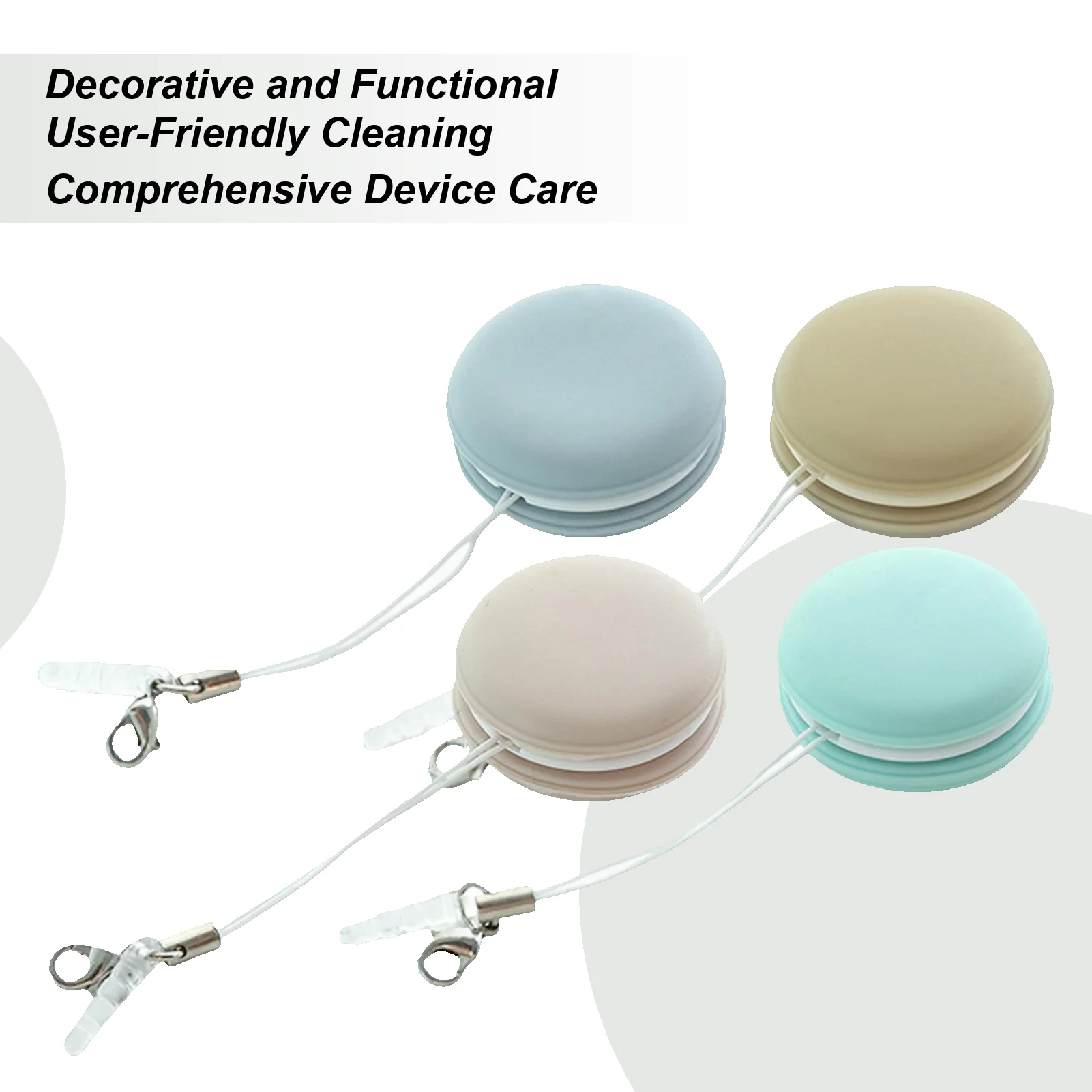 Cell Phone Screen Cleaner Glass Cleaning Pendant Phone Wipe Cleaning Ball Brush For Computer Keyboard Monitor Camera