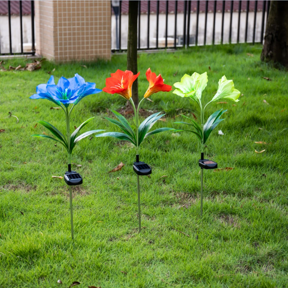 

Solar Lotus Flower Lamp LED Outdoor Garden Lights Waterproof Stake Powered L Decoration Night Scene Balcony Lawn