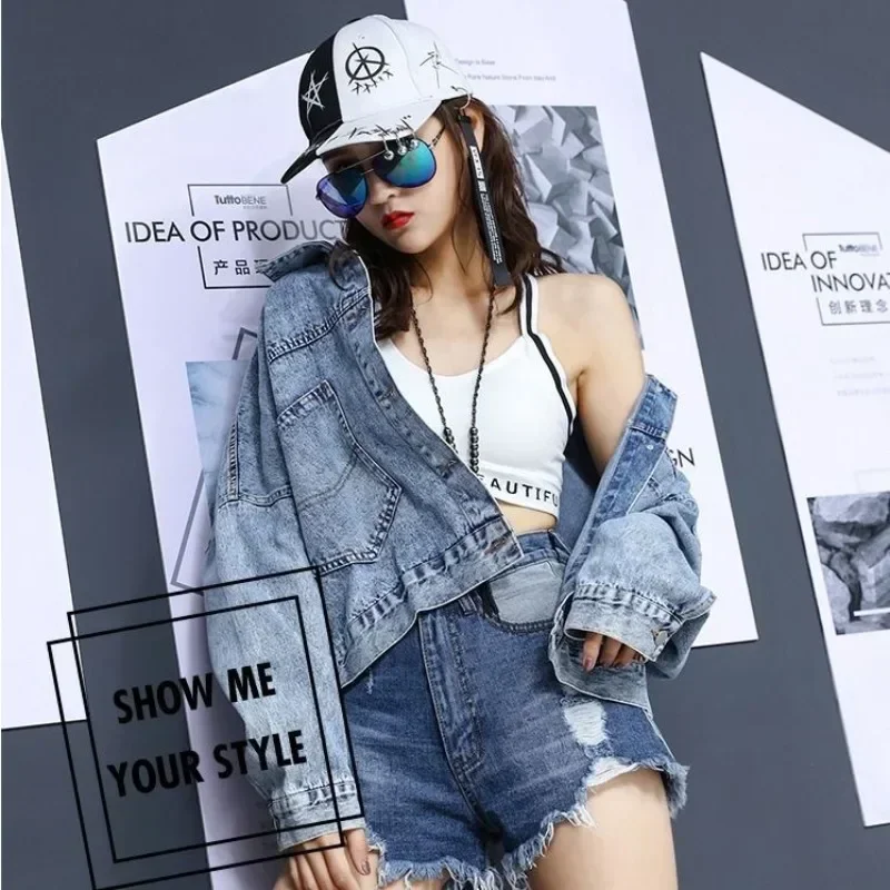 2025 New Arrivals Spring Autumn Women's Denim Jackets Korean In Luxury Reviews Many Clothes Original Low Cost Female Jeans Coats