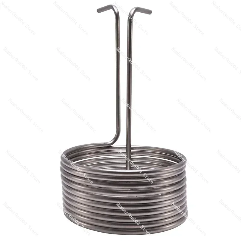 

Погружная охладительная трубка из нержавеющей стали для домашнего пивоварения, суперэффективная охладитель сусла, домашняя машина для производства вина, часть 8 м