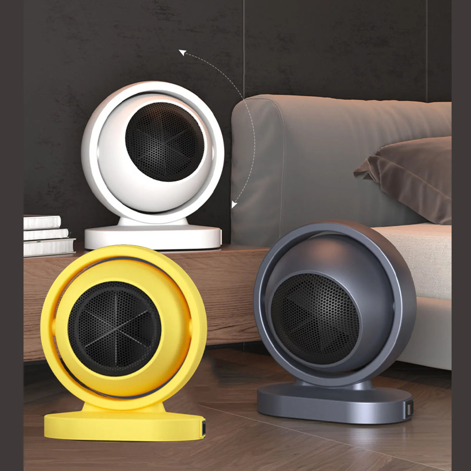 

Обогреватель с интеллектуальным управлением, защита от перегрева, энергосбережение, малошумный портативный настольный вентилятор-нагреватель