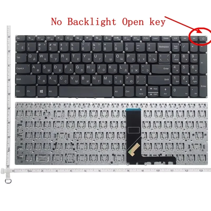 Klawiatura SP/US/RU/FR/BR/UK/JP do IdeaPad 320-15/15ABR/15AST/15IAP/15IKB 3-17ADA05/17ARE05/17IML05 V15-IIL/IKB/IWL/IGL/ADA — zdjęcie 2