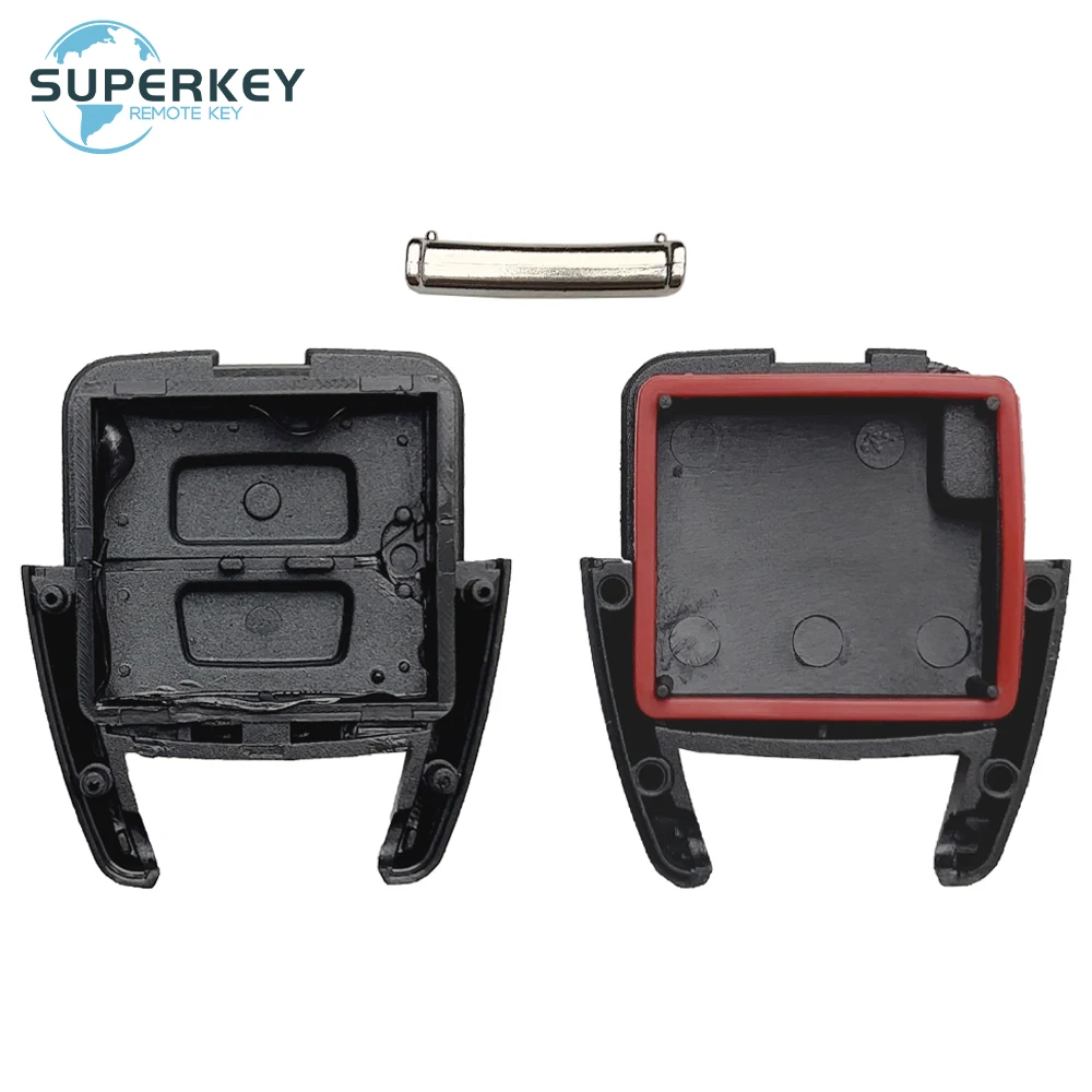 SUPERKEY สําหรับ Opel Vauxhall Astra Zafira Omega Vectra รีโมทกุญแจรถ Fob กรณีเชลล์ไม่มีชิป Uncut Blade เปลี่ยน