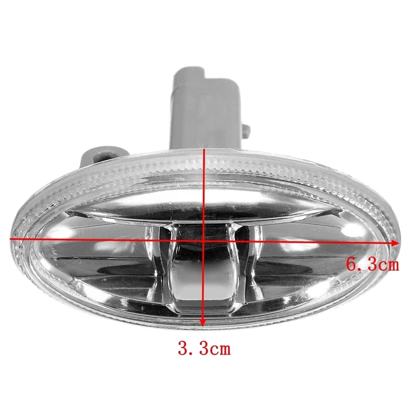 سيارة بدوره مصباح إشارة ، الحاجز أضواء جانبية ، سيتروين C2 ، الإليزيه ، بيكاسو ، بيجو 307 ، 206 ، 2 قطعة