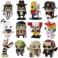 Game Movie Series Action Figure Brickheadz Building Blocks Anime Moc Movie Character Assemble Model DIY Kids Toys Birthday Gift
