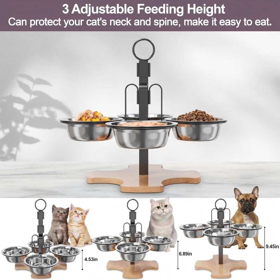 Thumbnail 3 - #17 Trending Elevated Cat Feeding Bowls Right Now