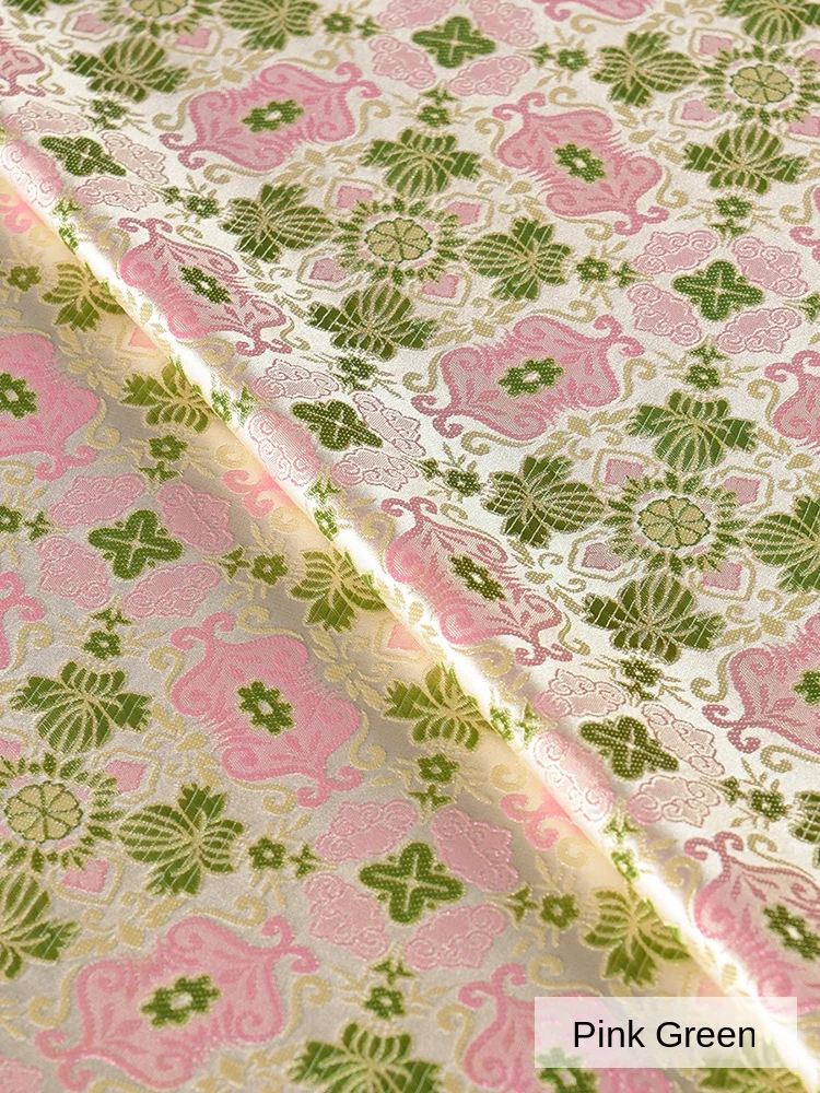 Woven Brocade Jacquard Fabric Cheongsam Tang Suit Song Brocade Smooth Clothing Diy Cloth Sewing Material Fabric for Clothes