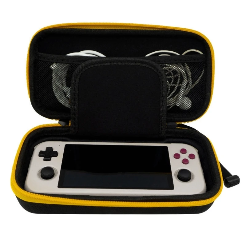 Protector Case Storage Box for Retroid Pocket 5 Scratchproof EVA Bag Handheld Game Console Carry Case with Mesh Pocket