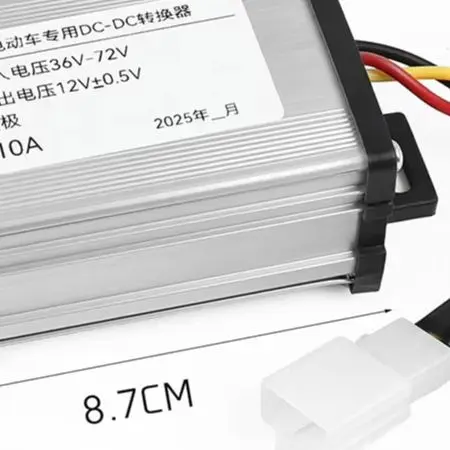 120W DC Step Down Converter for Electric Vehicles 36V 72V to 12V 10A for Voltage Regulator for Automotive and DC Equipment