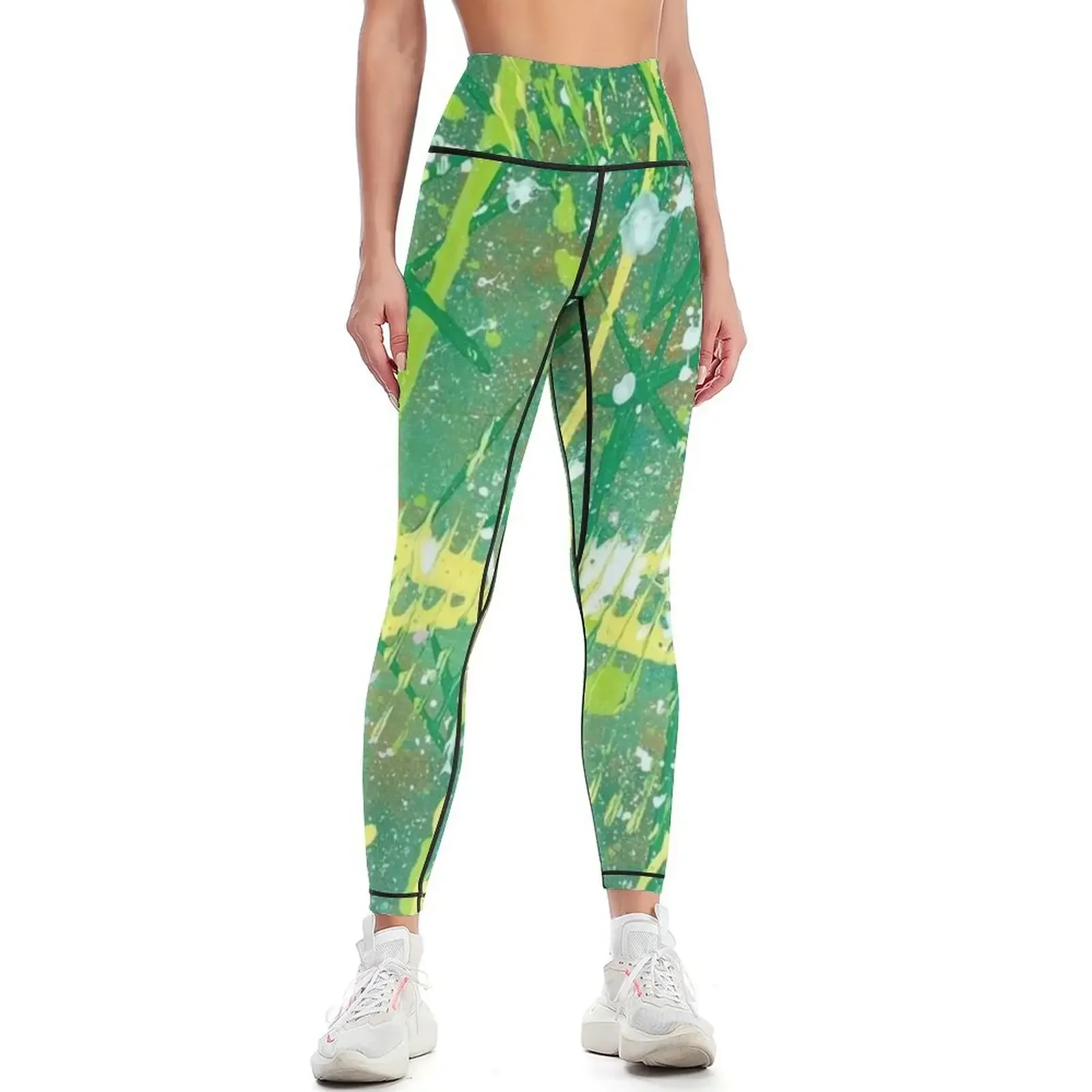 

Splatter E Leggings Women's tights Women sportwear for physical gym wear Womens Leggings